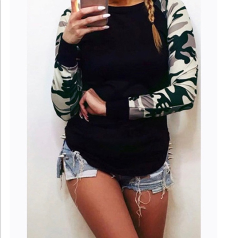 Two tone Camo Shirt.
